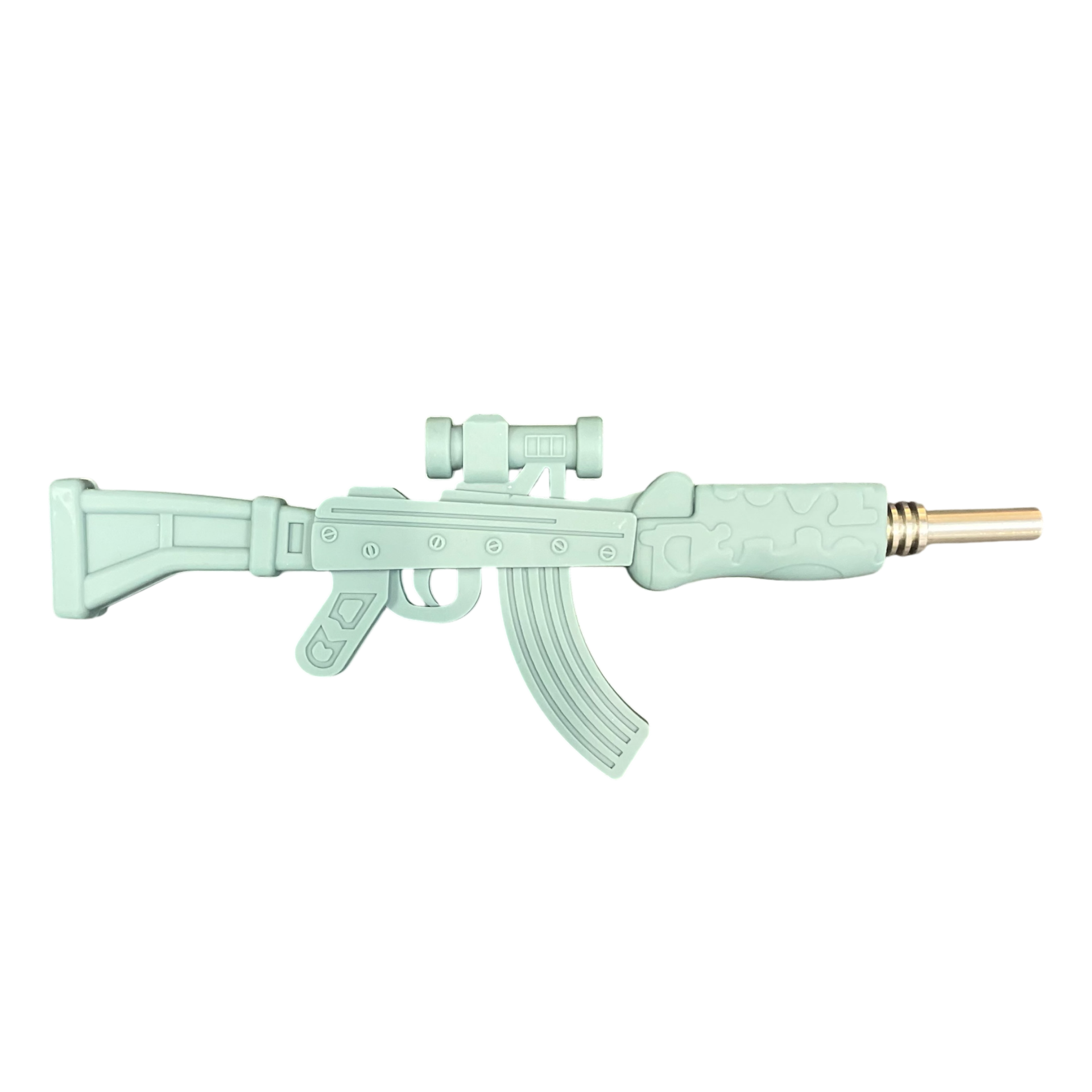 AL Silicone Straw 10mm AK47 6" / Teal
